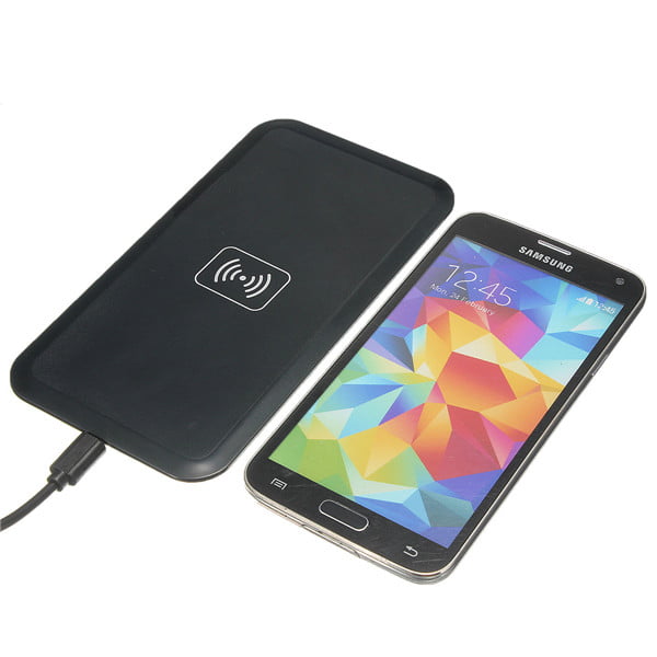 Black No AC Adapter Hyphen-X Wireless Charger Qi-Certified Fast Wireless Charging Pad Compatible with iPhone Xs Max/airpod 2/XS/XR/X/8/8 Plus,Samsung Galaxy Note10/S10/9/S9/S9 Plus/S8/S8 Plus/ 